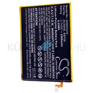 VHBW Telefon akkumulátor akku Archos AC55HE, BSF06 - 2500mAh, 3.7V, Li-polymer