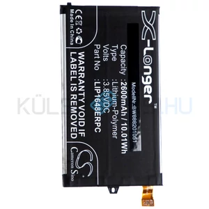 VHBW Telefon akkumulátor akku Sony LIP1648ERPC - 2600mAh, 2.85V, Li-polymer