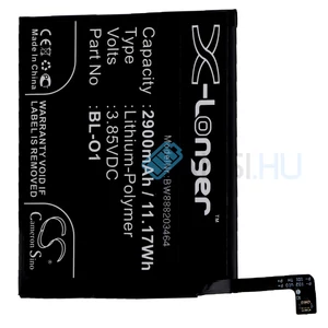 VHBW Telefon akkumulátor akku LG BL-O1, EAC64559001, EAC64619301 - 2900mAh, 3.85V, Li-polymer
