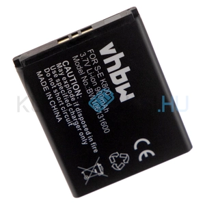 Mobile Phone Battery Replacement for Sony BST-33 - 900mAh, 3.7V, Li-ion