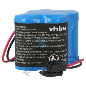 VHBW CNC vezérlőelem csere A06B-6114-K504, A98L-0031-0025, BR-2/3AGCT4A - 4000 mAh 6 V Li-MnO2