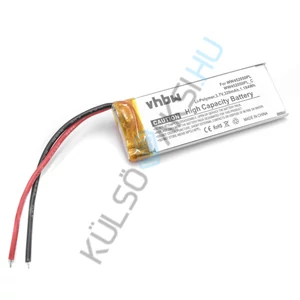 VHBW vezeték nélküli fejhallgató csere akkumulátor Cardo WW452050PL_C, WW452050PL-hez - 320 mAh 3,7 V Li-polimer