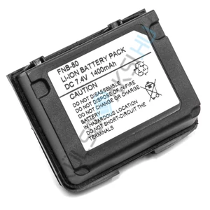 VHBW Radio Battery Replacement for Yaesu / Vertex FNB-58, FNB-80Li, FNB-58Li, FNB-80 - 1400 mAh 7.4 V Li-Ion