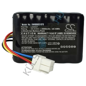 VHBW Lawnmower Battery Replacement for Landxcape LA0007 - 2500 mAh 20 V Li-Ion