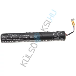 VHBW táblagép csere akkumulátor Lenovo L15D2K31, L15C2K31 - 6100 mAh 3,75 V Li-Ion