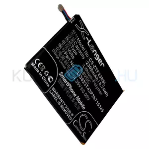 Mobile Phone Battery Replacement for ZTE Li3820T43P3h715345 - 2300mAh, 3.8V, Li-polymer