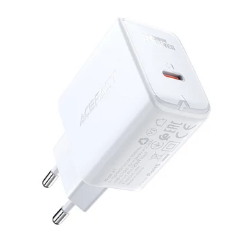 Sieťová nabíjačka Acefast A1 PD20W, 1x USB-C (biela)