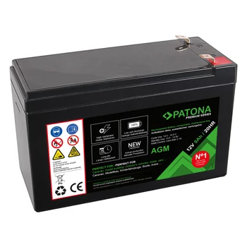 PATONA Prémium AGM ólom akkumulátor / akku 12V 9Ah 20HR - Patona