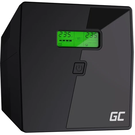 Green Cell UPS neprerušiteľný zdroj napájania Microsine 1000VA LCD displej