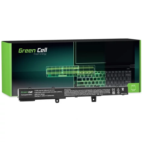 Green Cell Laptop akkumulátor Asus X551 X551C X551CA X551M X551MA X551MAV F551 F551C F551M R512C R512CA R553L
