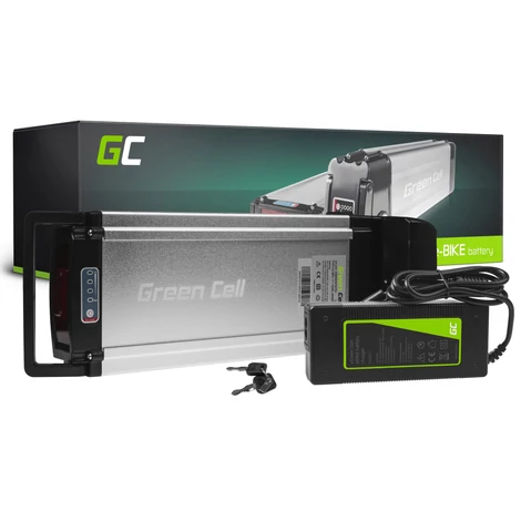 Green Cell Elektrická bicykel batérie 36V 12Ah 432Wh Zadný nosič E-Bike Pedelec
