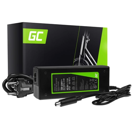 Green Cell Nabíjačka pre elektrické bicykle 42V Hulajnogi Xiaomi Mijia M365, M365 Pro / Pro 2 / Segway Ninebot ES1, ES2, ES3, ES4 / Lime / Hive / Bird