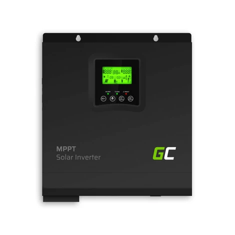 Zelená bunka Solárny panel Invertor Solárne napájanie MPPT Solárny panel nabíjačka 24V DC 230V AC 3000W / 3000VA Čistá tónová vlna