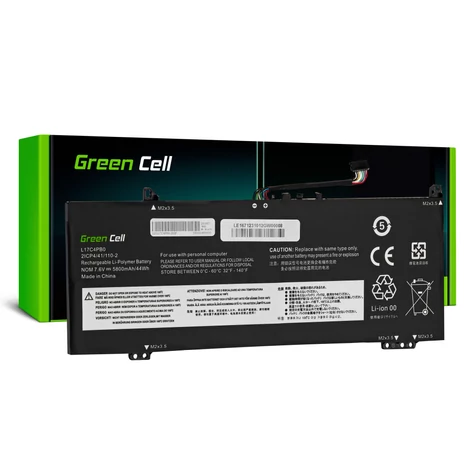 Zelená batéria L17C4PB0, L17C4PB2, L17M4PB0, L17M4PB2, Lenovo IdeaPad 530S-14ARR 530S-14IKB Yoga 530-14ARR 530-14IKB