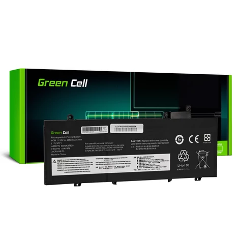 Zelená batéria do notebooku L17L3P71, L17M3P71, L17M3P72, Lenovo ThinkPad T480s