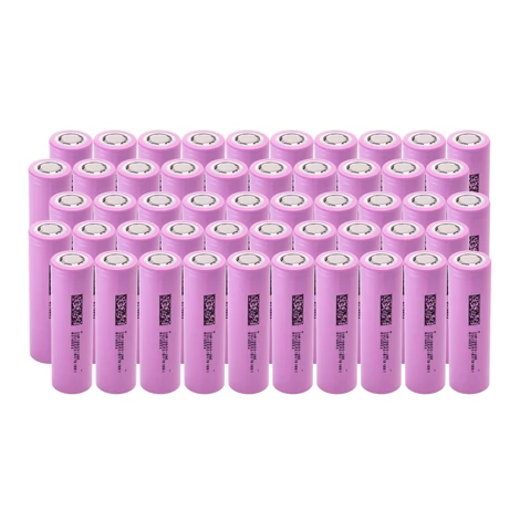 50 ks Green Cell Li-Ion INR1865026E ICR18650-26J 3,6V 2600mAh nabíjateľný článok