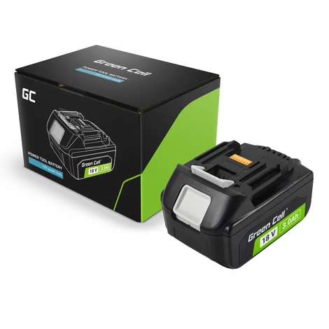 Green Cell akkumulátor BL1830 Makita LXT 18V 3Ah elektromos szerszámokhoz