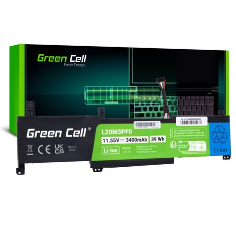 Zelená batéria L20M3PF0 Lenovo Ideapad 3-14ITL6 15ITL6 17ITL6 S14 V14 15 17 G2 G3