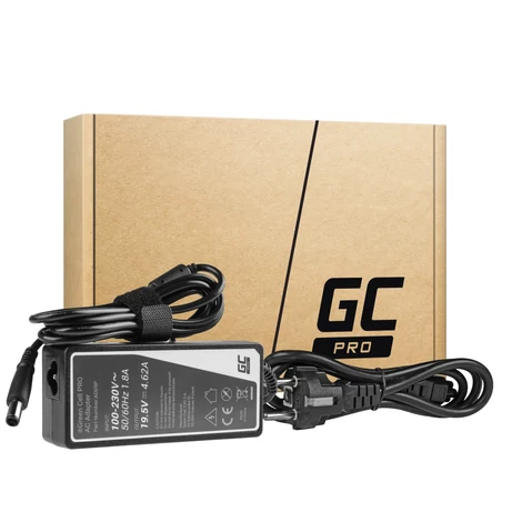 Green Cell PRO nabíjačka / sieťová nabíjačka Dell 90W 19,5V 4,62A / 7,4mm-5,0mm