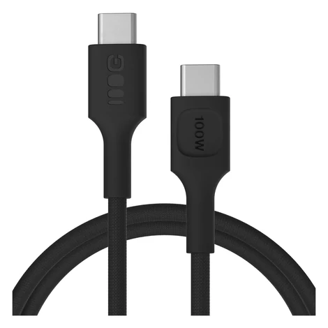 Greencell PowerStream USB-C kábel 1,2m 100W Rýchle Nabíjanie PD Čierna