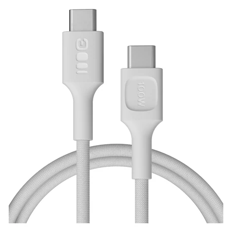 Greencell PowerStream USB-C kábel 1,2m 100W Rýchle nabíjanie PD Biela