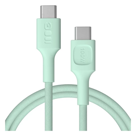Greencell PowerStream USB-C kábel 1,2m 100W Rýchle nabíjanie PD Zelená