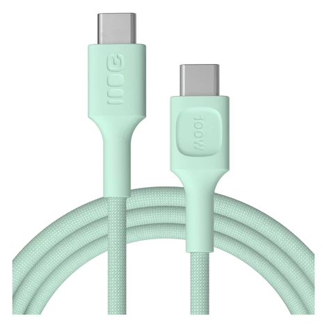 Greencell PowerStream USB-C kábel 2m 100W Rýchle nabíjanie PD Zelená