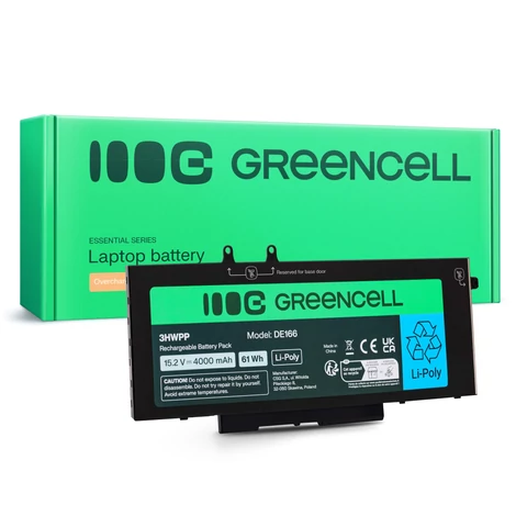 Greencell akkumulátor Dell 3HWPP Dell Latitude 5400, 5401, 5410, 5411, 5500, 5501, 5510, 5511, 7591 számára