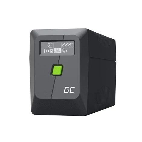 Greencell UPS núdzové napájanie 850VA 480W PowerProof s LCD displejom