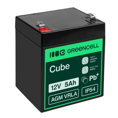 Green Cell batéria AGM 12V 5Ah