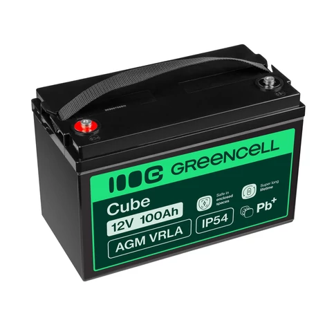 Green Cell batéria AGM 12V 100Ah