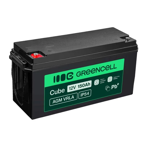 Green Cell AGM gélová batéria VRLA 12V 150Ah pre lode