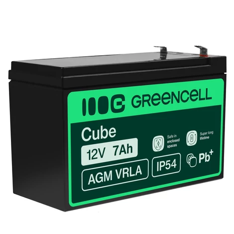 Green Cell AGM gélová batéria 12V 7Ah