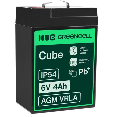 Green Cell AGM batéria VRLA 6V 4 Ah