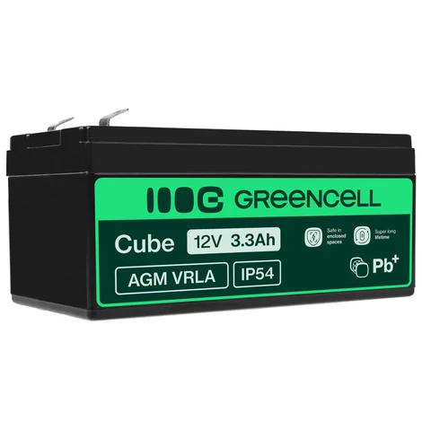 Green Cell AGM batéria VRLA 12V 3,3 Ah
