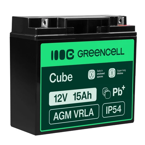 Green Cell AGM batéria 12V 15Ah