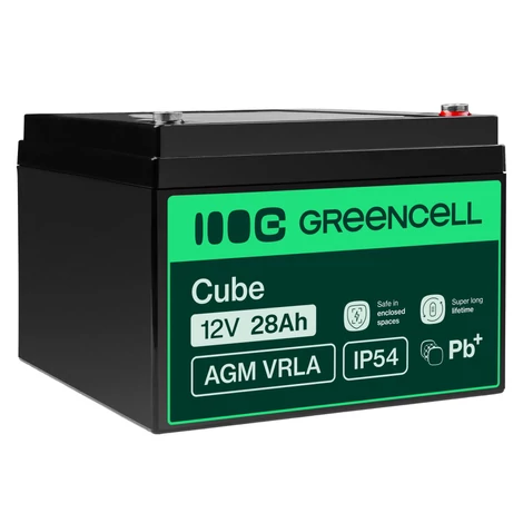 Green Cell AGM batéria 12V 28Ah