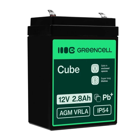 Green Cell AGM batéria 12V 2,8Ah