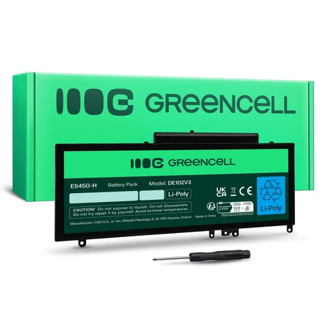 Zelená batéria do notebooku G5M10 0WYJC2, Dell Latitude E5250 E5450 E5550