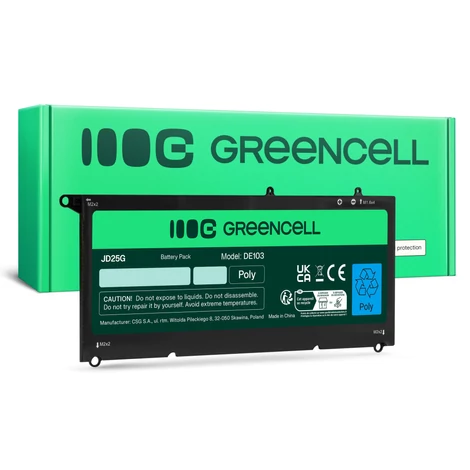 Green Cell 90V7W JD25G Batéria pre Dell XPS 13 9343 9350 P54G