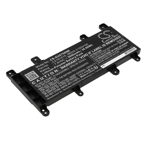 Cameron Sino 5000mAh Asus X756UJ,X756UA,X756UX,X756UB,X756UQ,X756UV,X756UF,K756,K756U,K756UA Batéria