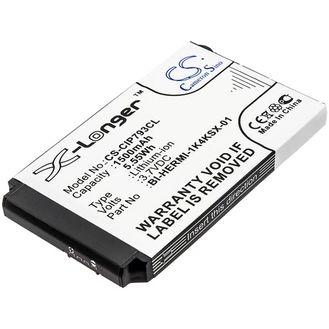 Cameron Sino 1500mAh Cisco 7925G,7926G,7925G-EX,CP-7925G-A-K9,CP-7925G-EX-K9,7026G,CP-BATT-7925G-STD,74-5468-01,7925,7926 Batéria