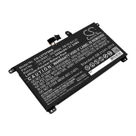 Cameron Sino 2050mAh Lenovo ThinkPad T570,ThinkPad T570 20H9003BCD,ThinkPad T570 20H9A009CD,ThinkPad T570 20H9A001CD,ThinkPad T570 20H9003ACD,ThinkPad T570-20HAS01E00,ThinkPad T570(20H9003BCD),ThinkPad P51s(20HBA010CD),ThinkPad T570(20H9A009CD),ThinkPad P