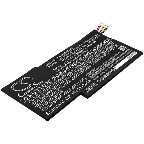 Cameron Sino 5300mAh MSI GS63 7RE Stealth Pro,GS63 STEALTH-010,GS63VR Stealth Pro-043NL,GS73 8RF-011,GS73VR 7RG-036CA,WS63 8SJ-018,WS63VR 7RL-053FR,GS63VR-7RF-627,GS63 7RE-023(0016K4-023),GS63 7RD-076NL Batéria