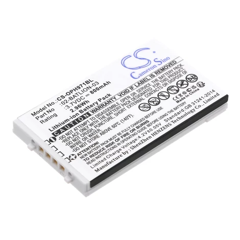 Cameron Sino 800mAh Opticon OPL-9700,OPL-9712,OPL-9723,OPL-9724,OPL-9725,OPL-9727,OPL-9728,OPL-7724,OPL-7734,OPL-9713 Batéria