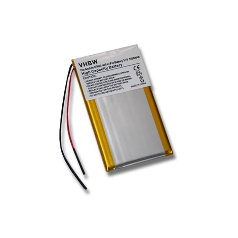 Batéria do MP3 prehrávača VHBW pre Archos GMini 400, 402, 402 ccm - 1400 mAh 3,7 V Li-polymer