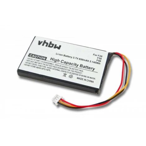 VHBW GPS csere akkumulátor Navman BT000021C-hez - 850mAh, 3,7V