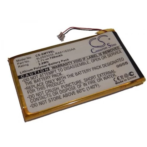 Náhradná batéria pre MP3 prehrávač VHBW pre Samsung RA611E02AA, 6L0503035 - 750 mAh 3,7 V Li-polymer