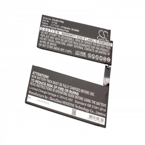 Výmena batérie tabletu VHBW pre Apple A1798 - 8130 mAh 3,77 V Li-polymer
