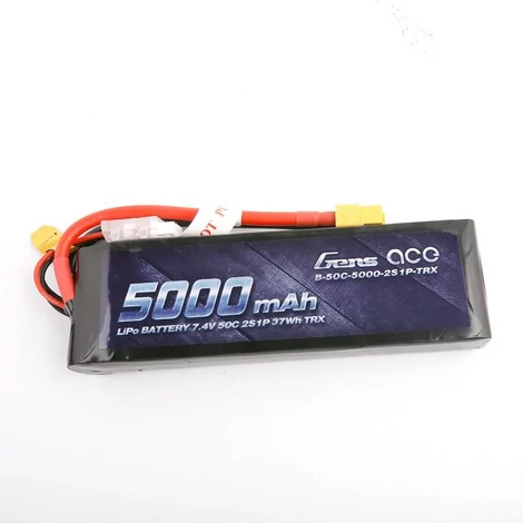 RC batéria - Gens Ace 5000mAh 7,4V 50C 2S1P XT60